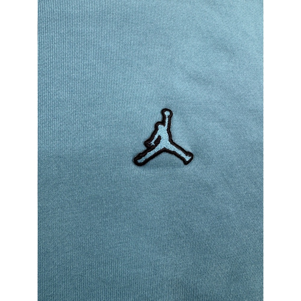 Jordan Mens Essentials Fleece Crewneck Sweatshirt Teal Blue 3XL Jumpman Logo - Picture 5 of 10